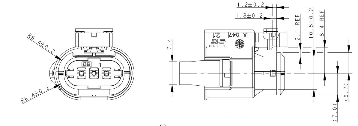 AMP MCP 1.5K Connector 3F 284425-1