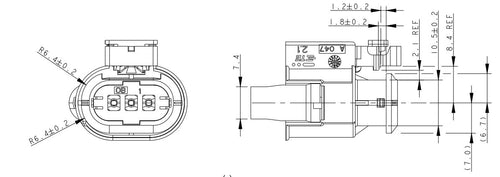 AMP MCP 1.5K Connector 3F 284425-1