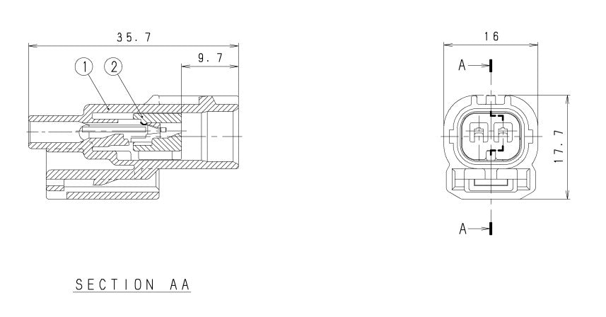 Sumitomo HX040 2M Connector 6188-0589