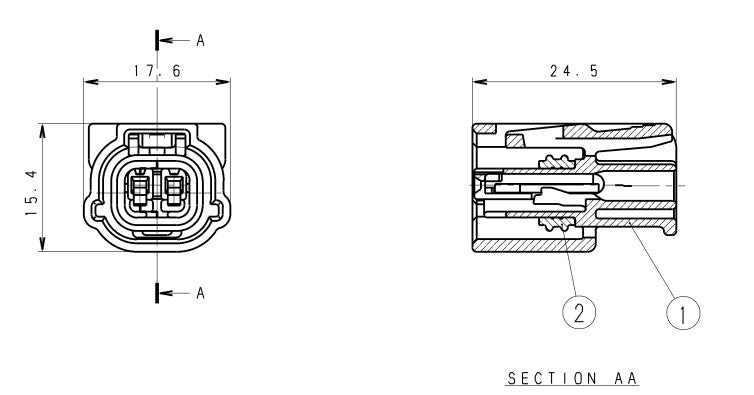 Sumitomo HX040 2F Connector 6189-0891