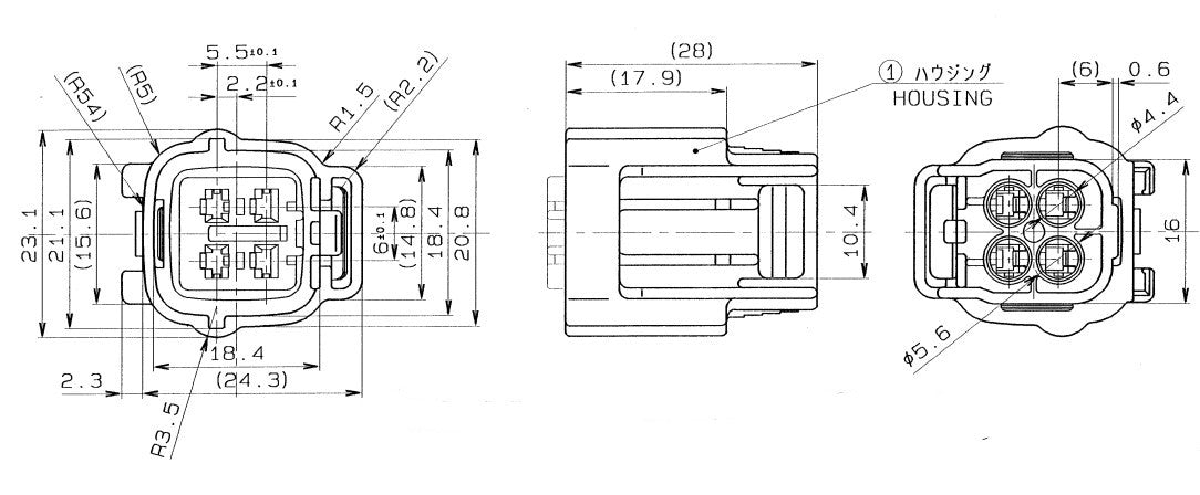 Sumitomo DL090 2X2F Connector 6195-0015