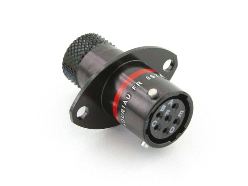 Souriau Autosport Flange Bulkhead Connector 6 socket contacts 8STA010-98SN