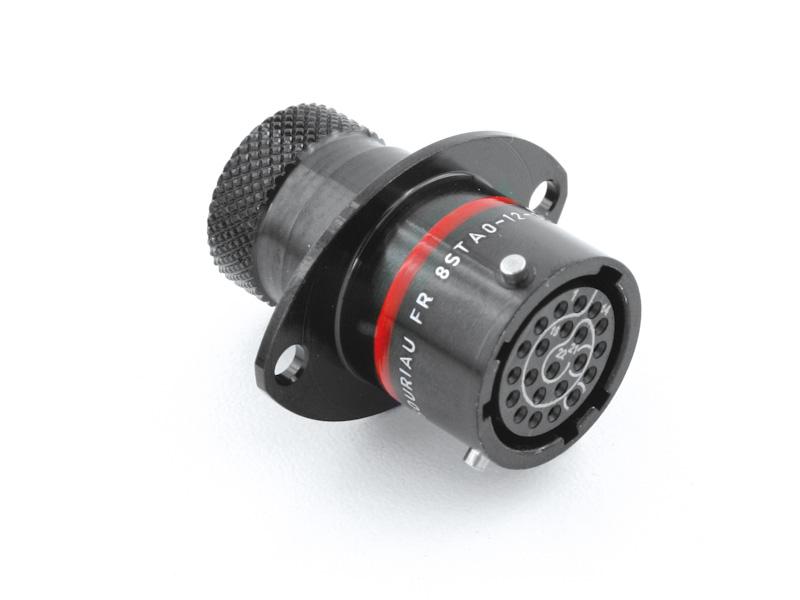 Souriau Autosport Flange Bulkhead Connector 22 socket contacts 8STA012-35SN
