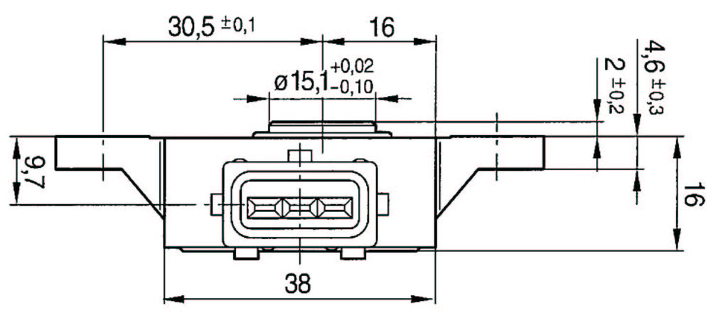 Bosch Motorsport Throttle Position Sensor RP86