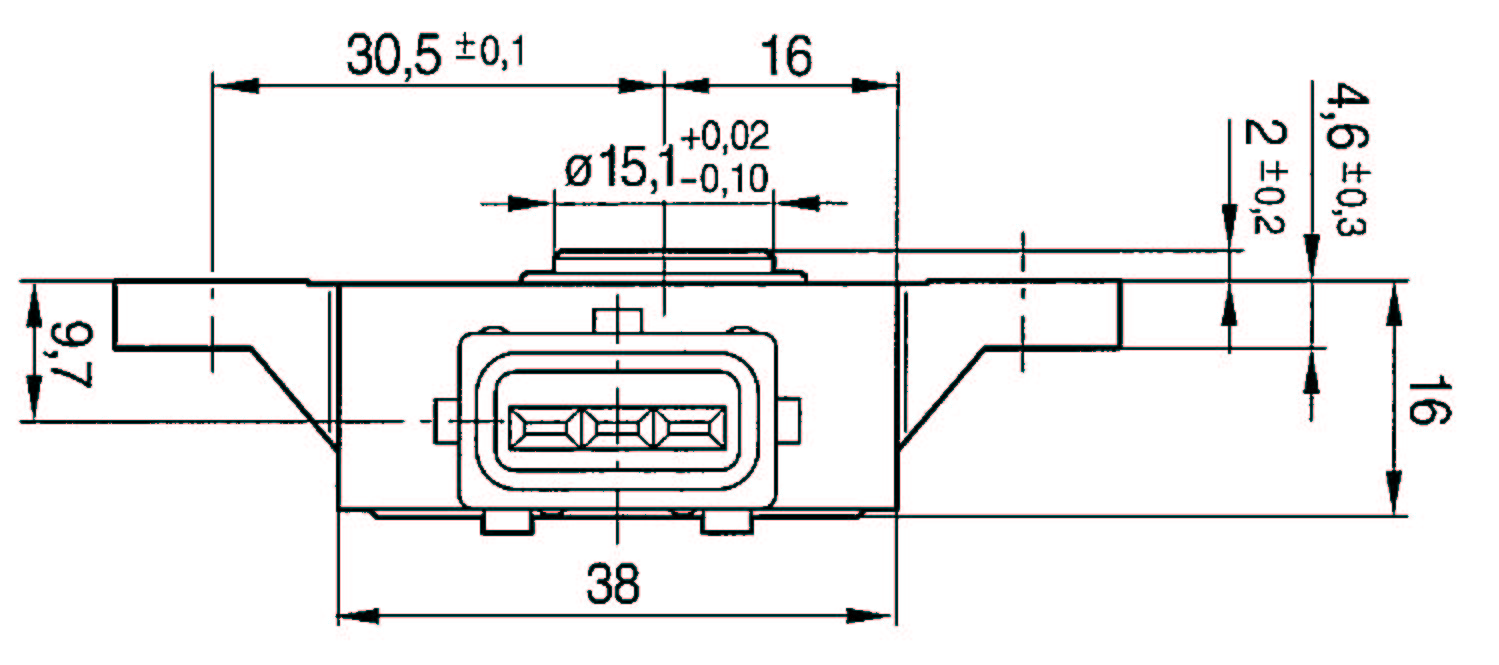 Bosch Motorsport Throttle Position Sensor RP86