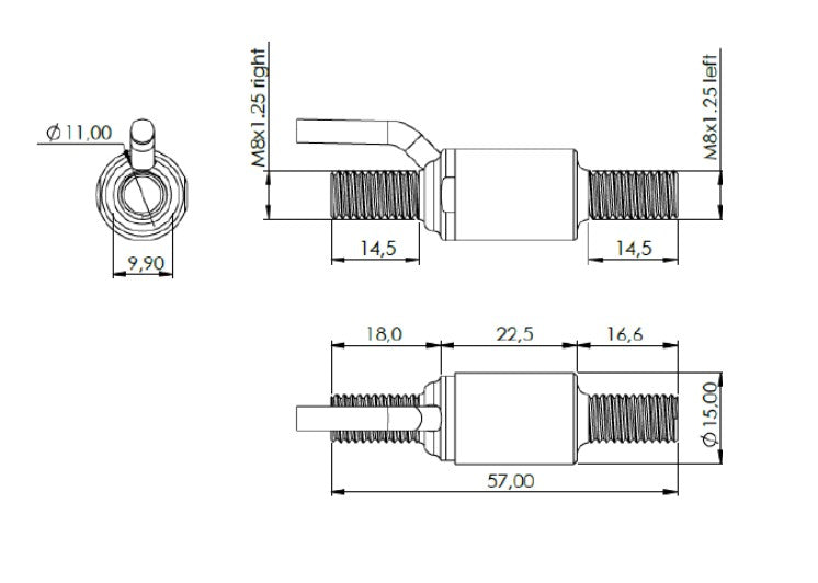 Variohm VGS Bi-Directional Gearshift Sensor M8